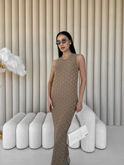 Knitted dress Sarafan Kemel