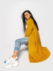 Knitted Cardigan Carmen Mustard