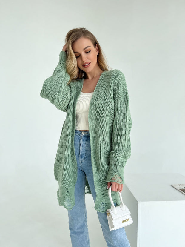 Knitted sweater Zirka Olive