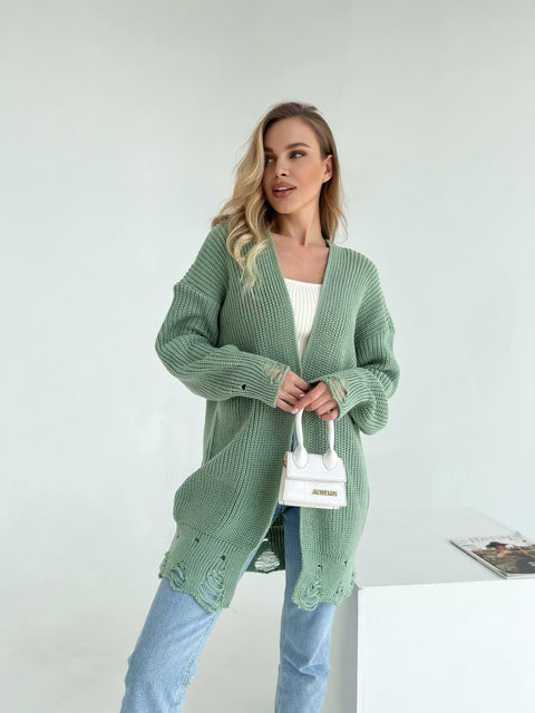 Knitted sweater Zirka Olive