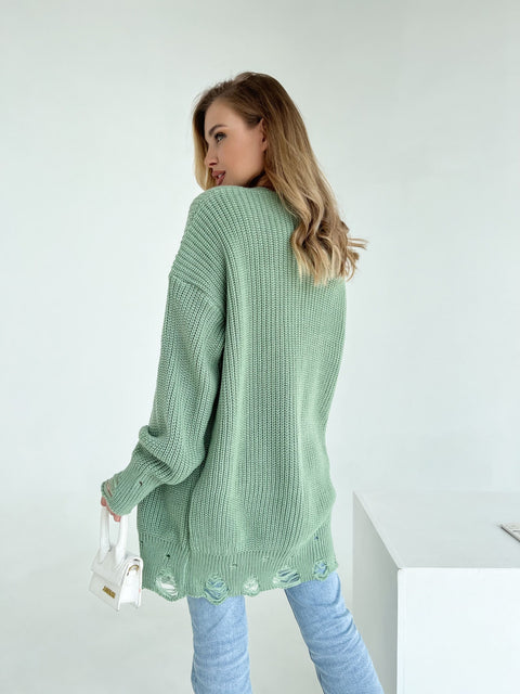 Knitted sweater Zirka Olive