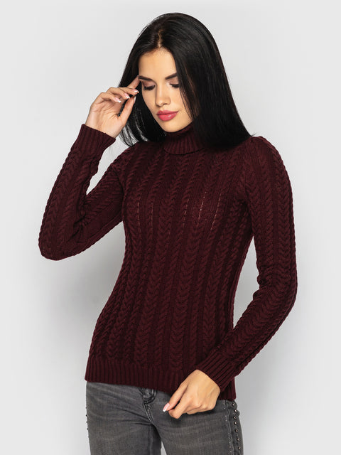 Podium sweater burgundy