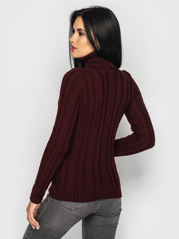 Podium sweater burgundy