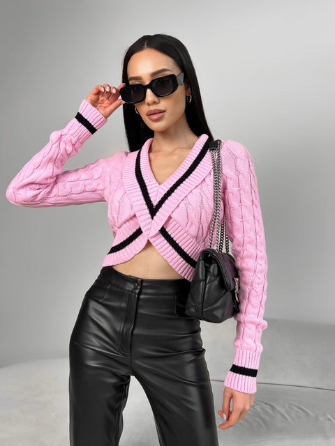 Sweater Basta Pink-Black