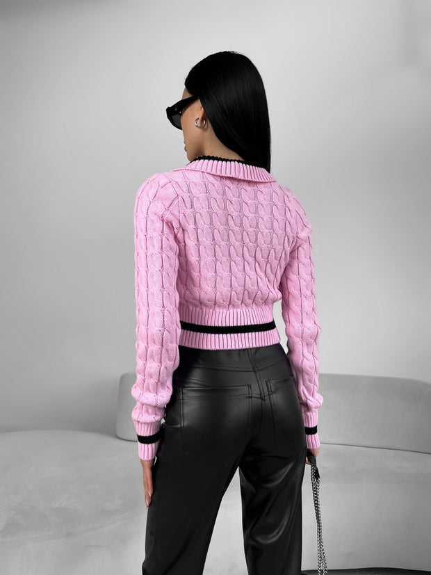 Sweater Basta Pink-Black