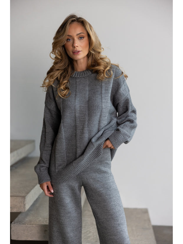 Knitted set THEODOR Dark gray