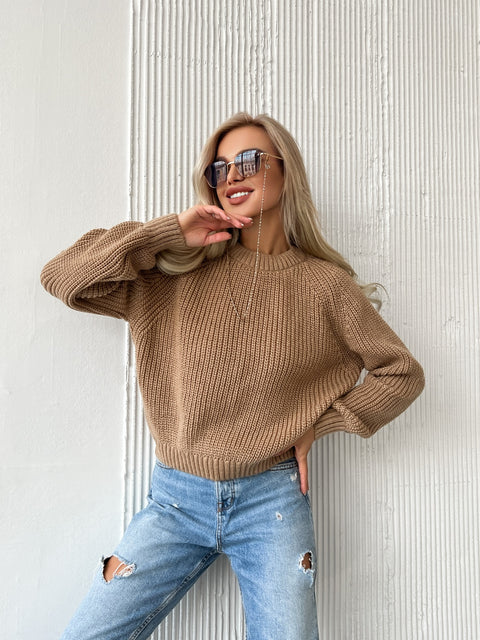 Mukola Sweater  Camel