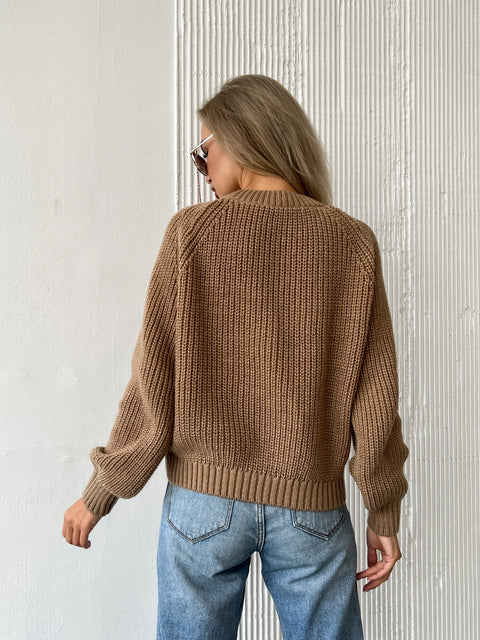 Mukola Sweater  Camel