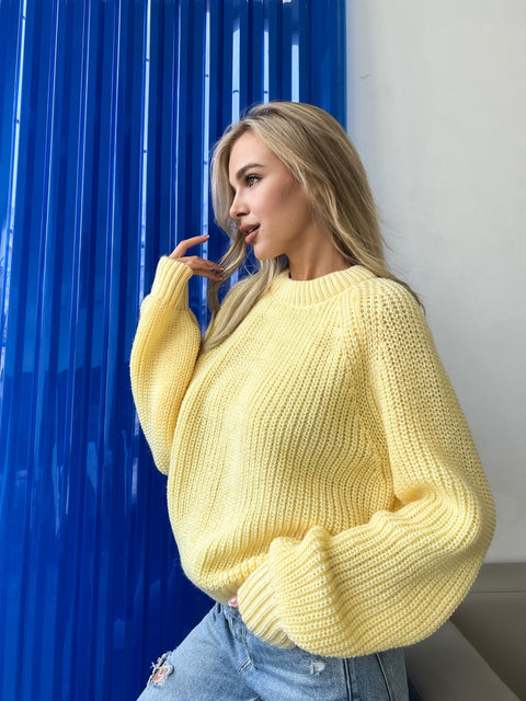 Mukola sweater lemon