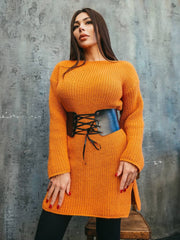 Knitted tunic TERENZI Orange