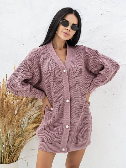 Knitted sweater Desire Coffee