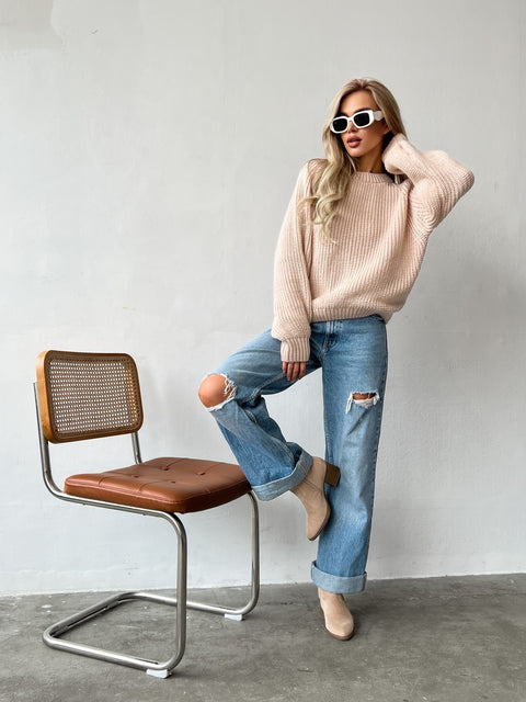 Mukola sweater light beige