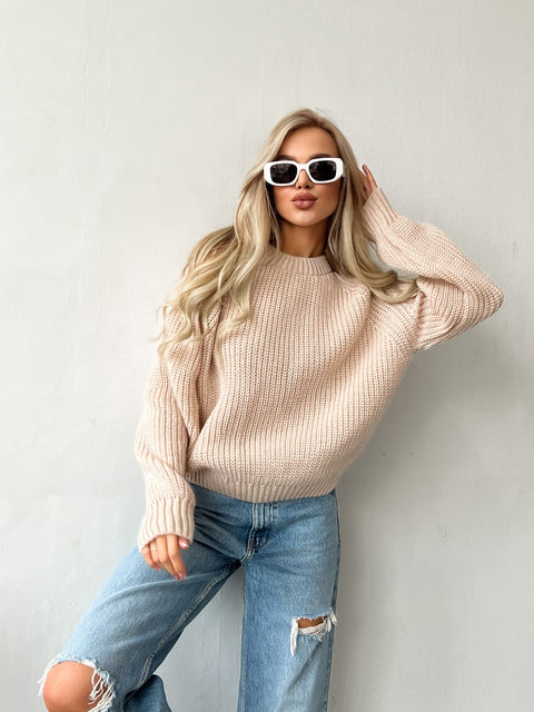 Mukola sweater light beige