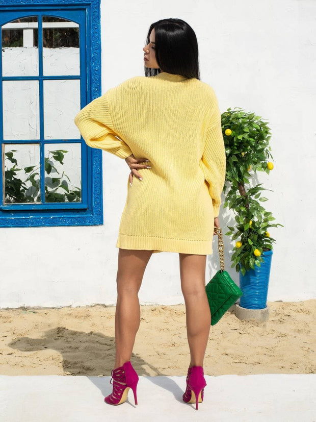 Knitted sweater Desire Yellow