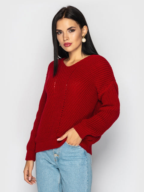 Paris Sweater red