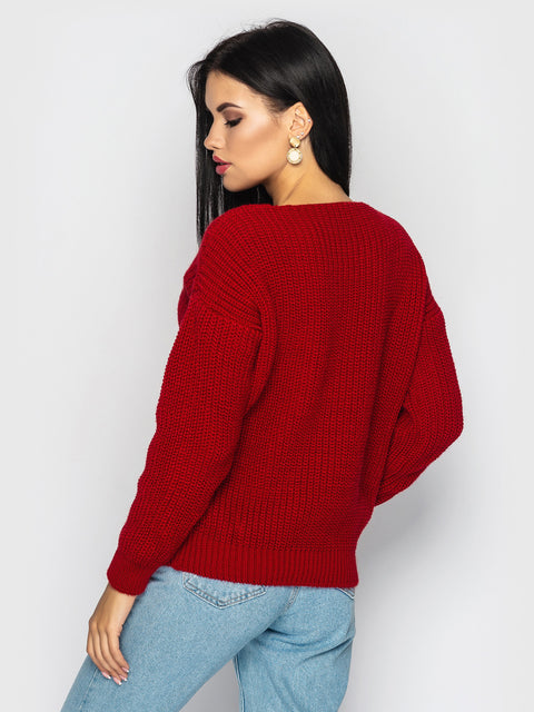 Paris Sweater red