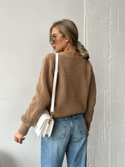 Knitted sweater Patriot camel