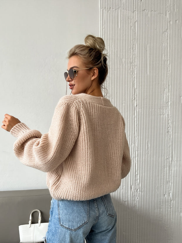 Knitted sweater Patriot light beige