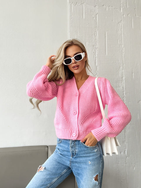 Knitted sweater Patriot Pink