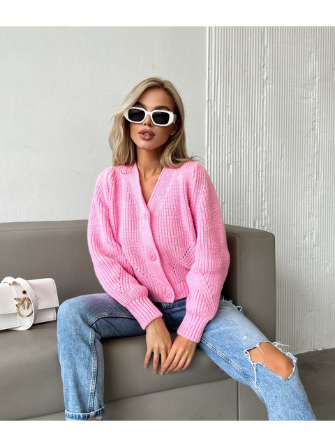 Knitted sweater Patriot Pink