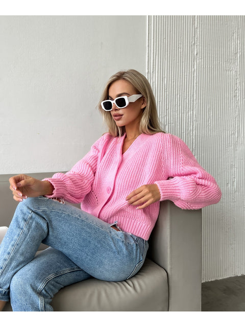 Knitted sweater Patriot Pink