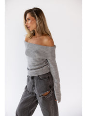 Sweater ANETTA Light gray