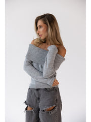 Sweater ANETTA Light gray