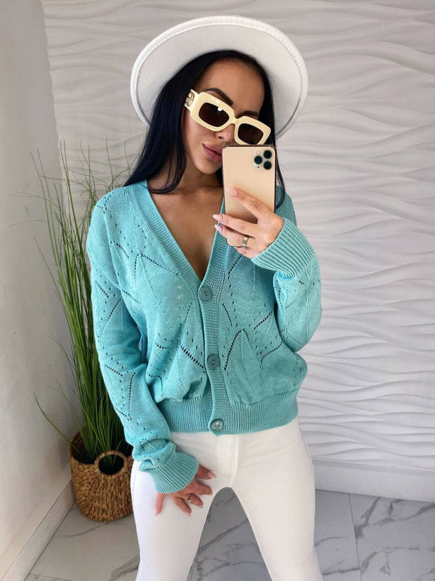 Knitted sweater MAGNOLIA mint