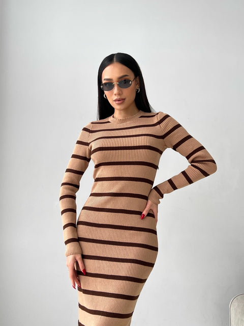 Dress Austria Camel-brown