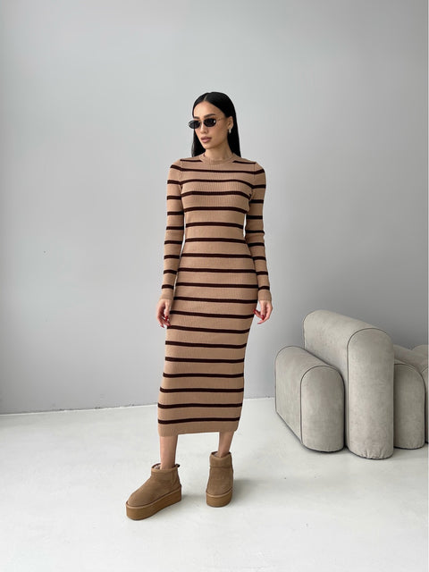 Dress Austria Camel-brown