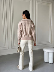 Sweater Delft Light beige