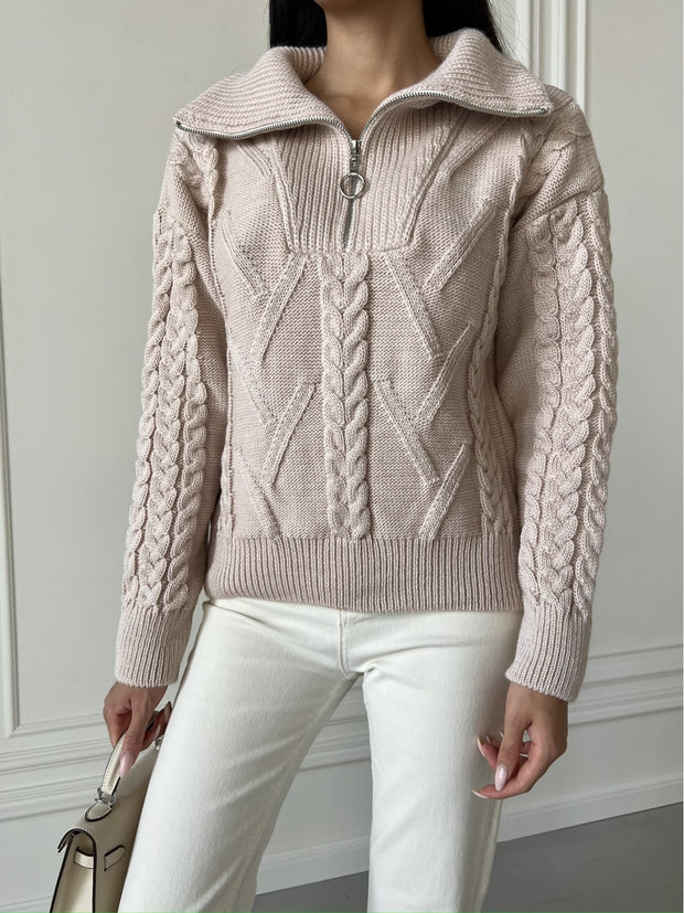 Sweater Delft Light beige