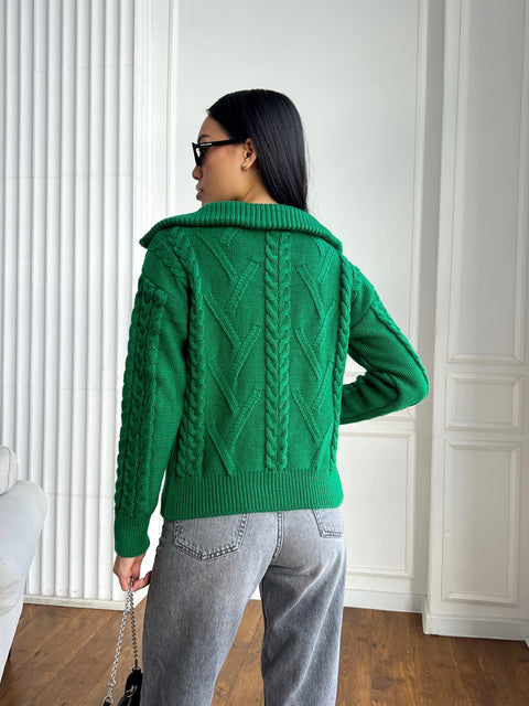 Sweater Delft Green