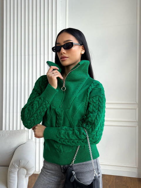 Sweater Delft Green