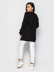 Knitted Cardigan Donna Black