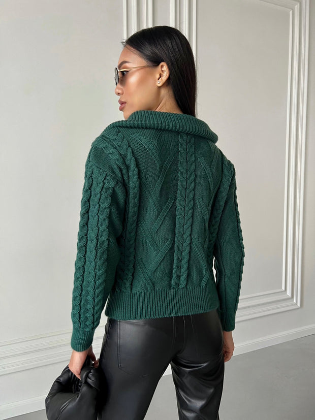 Sweater Delft Dark Green