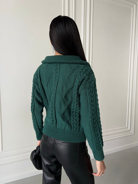 Sweater Delft Dark Green