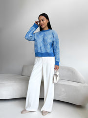 Sweater Kolosok Blue-white