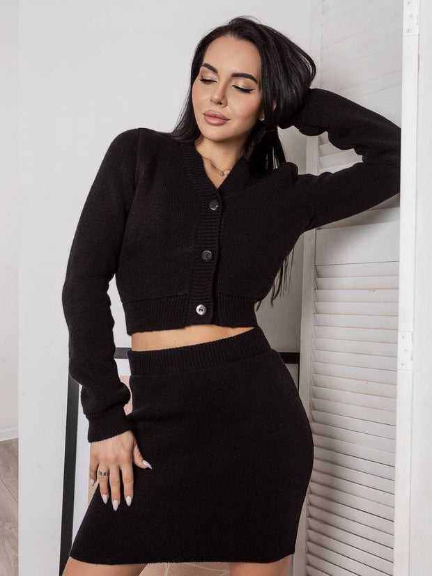 Knitted set Sergio Black