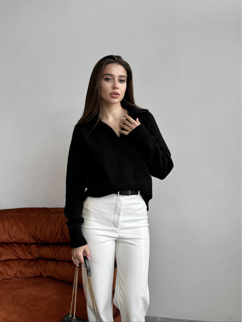 Polo Sweater Sem Black