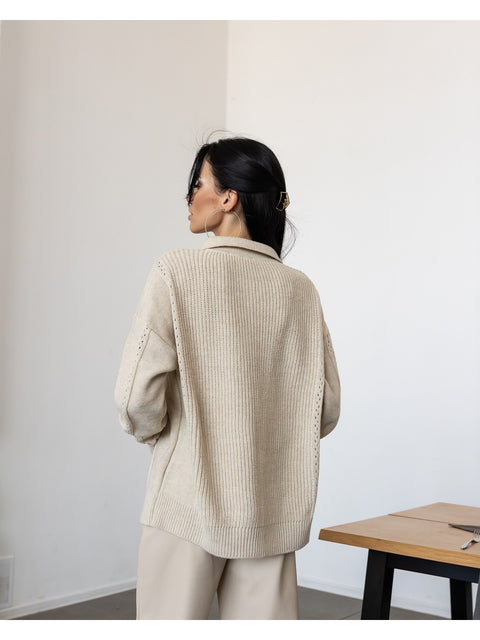 Sweater AGNES Light beige