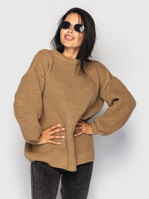 Megan Camel Sweater