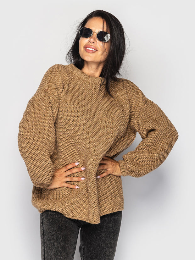 Megan Camel Sweater