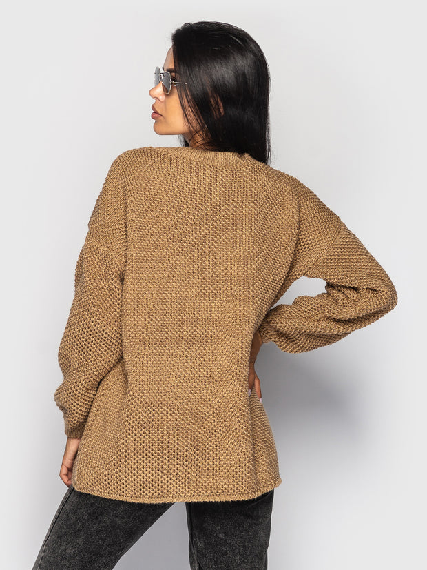 Megan Camel Sweater