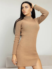 Knitted dress Luca Camel