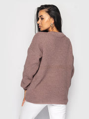 Megan Coffee Sweater