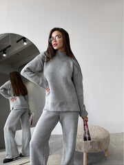 Knitted suit Marco Light gray