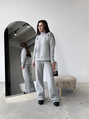 Knitted suit Marco Light gray