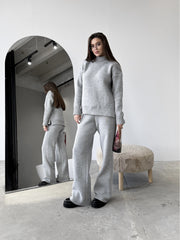 Knitted suit Marco Light gray