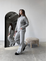 Knitted suit Marco Light gray